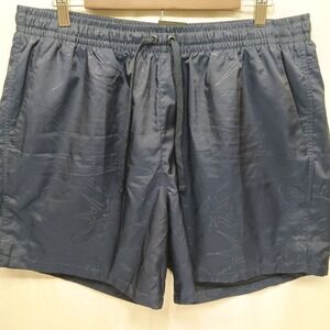Nike All Over Print Woven Short Flow Shorts Mens XL Navy Athleisure Gym Swim